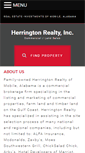 Mobile Screenshot of herringtonrealtyal.com